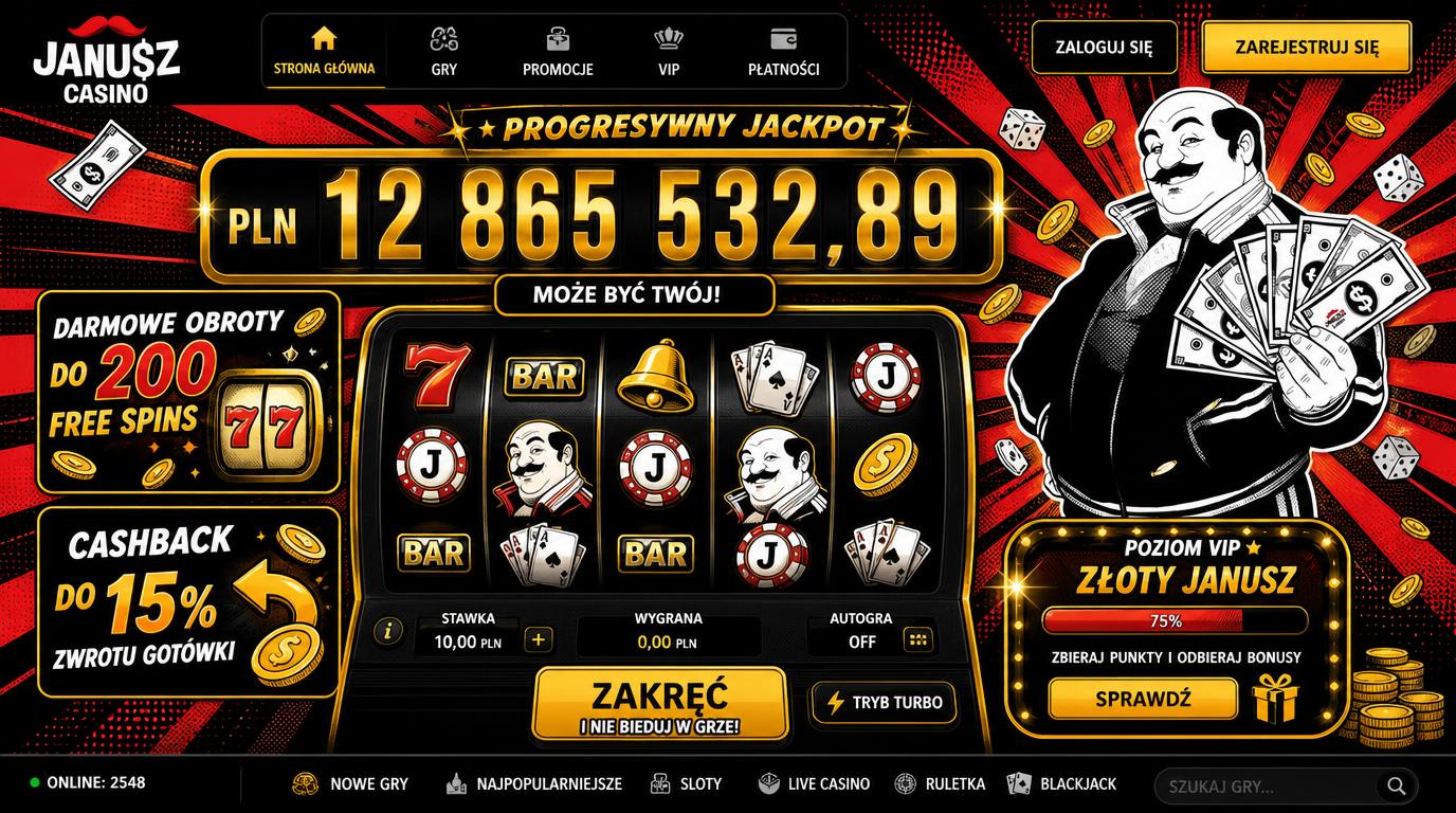 Progresywny jackpot i bonusy