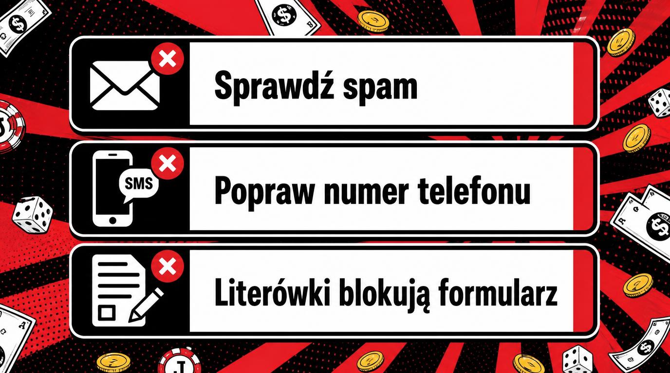 Problemy podczas rejestracji i komunikaty błędów
